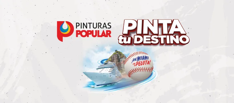 Promoción Pinta tu Destino con Pinturas Popular